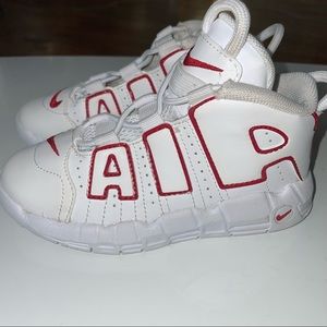 Nike Kids Air More Uptempo Varsity Red Sz 10C